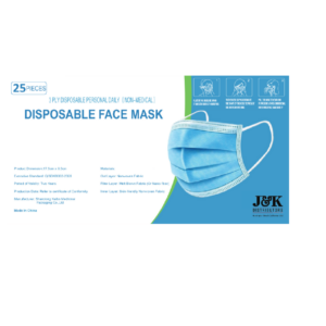 Face Mask Civilian 3PLY - 25 Count